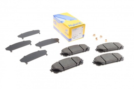 Колодки гальмивни (передни) Jeep Cherokee 13- UA63 Metelli 22-1000-0