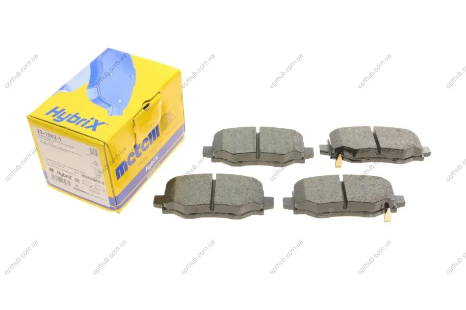 Комплект гальмівних колодок (дискових) METELLI Metelli 22-1002-1 (фото 1)