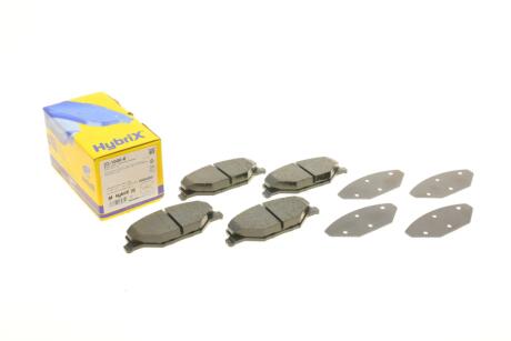 Колодки гальмівні (передні) Skoda Fabia II/III 07-/VW Polo 10- UA63 Metelli 22-1006-0