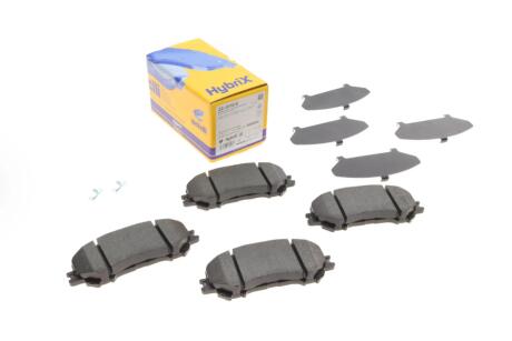 Колодки гальмівні (передні) Nissan Qashqai II 13-/X-Trail 19-/Renault Kadjar 15- UA63 Metelli 22-1010-0