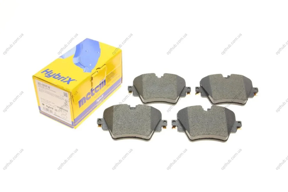 Колодки гальмівні (передні) BMW 2 (F45/F46)/5 (G30/F90)/X1(F48)/X2 (E39)/X3 (G01/F97) 13- UA63 Metelli 22-1037-0 (фото 1)