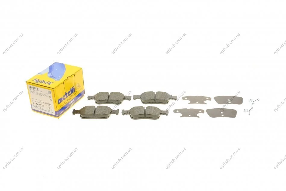 Колодки гальмівні (задні) Ford Mondeo/Galaxy/S-Max 14-/Kuga 12-/Ford (США) Edge 06- METELLI UA63 Metelli 22-1040-2 (фото 1)