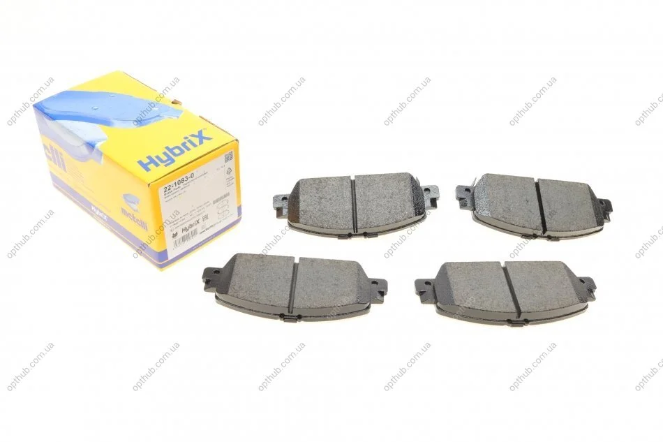 Колодки гальмівні (передні) Honda Accord IX/X 12-/HR-V 15- METELLI UA63 Metelli 22-1083-0 (фото 1)