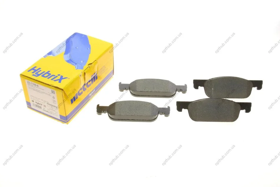 Колодки гальмівні (передні) Renault Logan II/Clio IV/Sandero II 11-/Lada Xray 16- METELLI UA63 Metelli 22-1109-0 (фото 1)