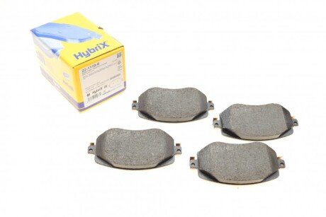 Колодки гальмівні (передні) Renault Megane IV 15- UA63 Metelli 22-1110-0