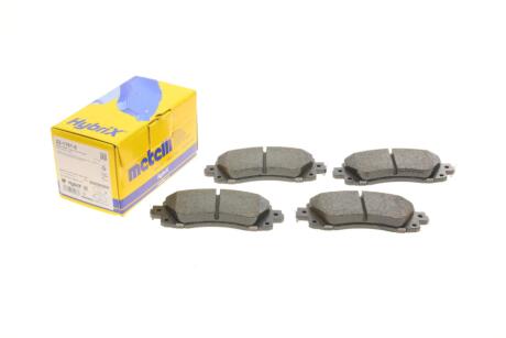 Комплект гальмівних колодок (дискових) Metelli 22-1161-0