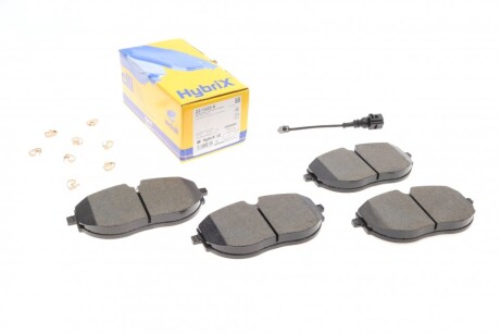 Колодки тормозные (передний) VW T7 1.4 e-Hybrid/1.5TSi/2.0TDi/TSi 21- (с датчиком) (opt-om) Metelli 22-1322-0