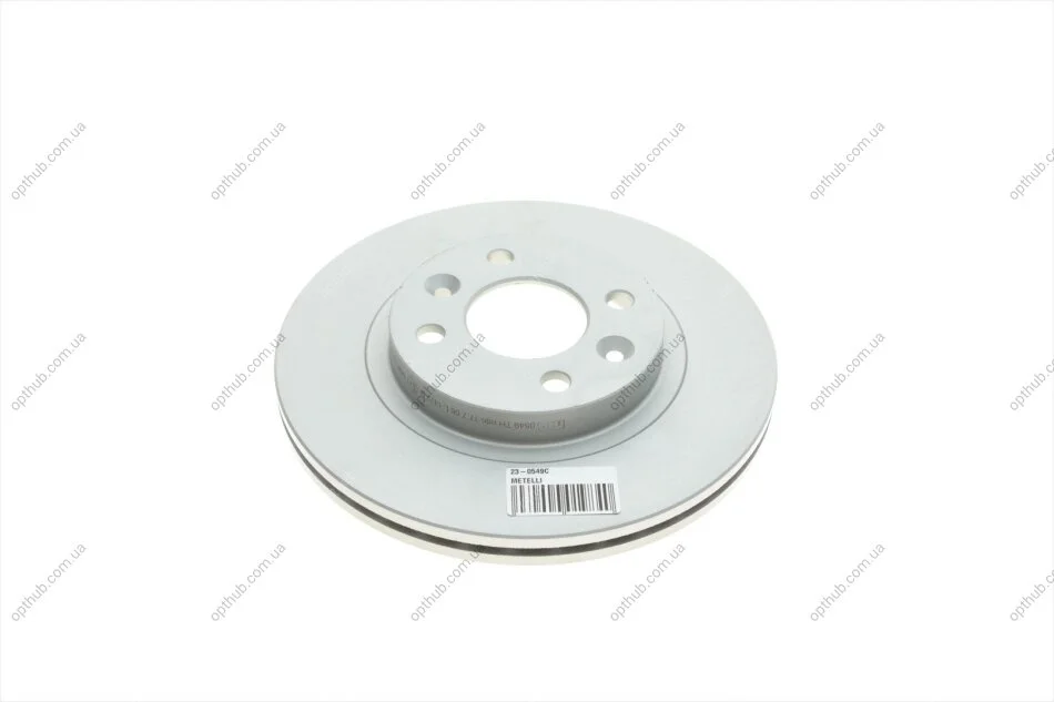 Диск гальмівний (передній) Renault Kangoo 97-/Logan 07-15/Megane 95-02 (259x20.7) (з покр.) (вен UA63 Metelli 23-0549C (фото 1)