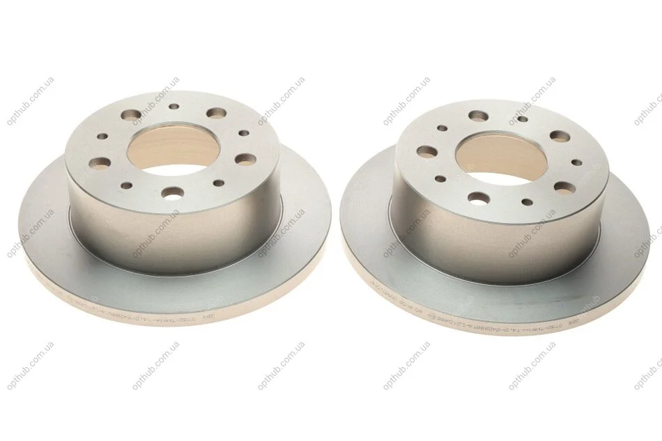 Диск гальмівний (задній) Citroen Jumper/Fiat Ducato/Peugeot Boxer 94- (280x16) (повний) (18Q) UA63 Metelli 23-0732 (фото 1)