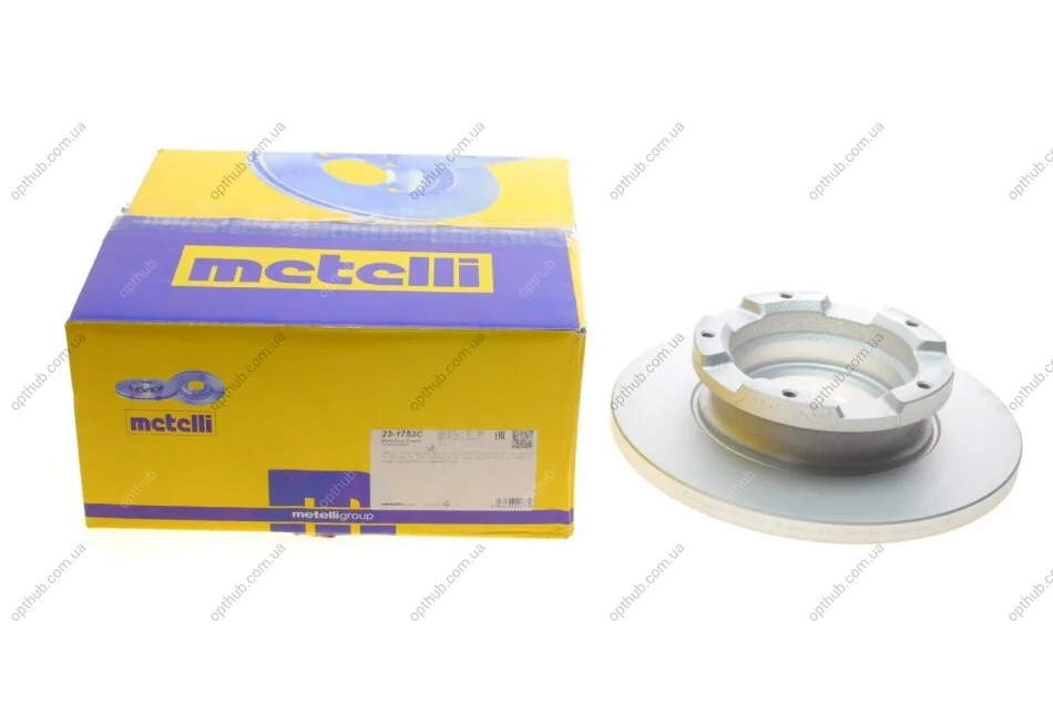 Диск гальмівний METELLI Metelli 23-1753C (фото 1)