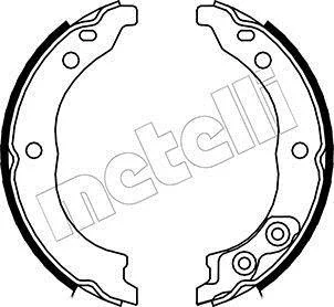 Комплект гальмівних колодок (барабанних) Metelli 53-0089