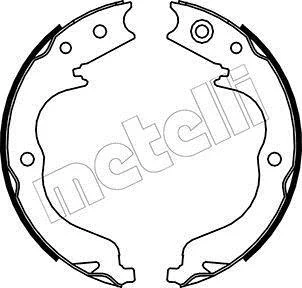 Комплект гальмівних колодок (барабанних) Metelli 53-0268