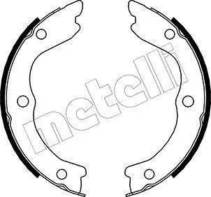 Комплект гальмівних колодок (барабанних) Metelli 53-0293 (фото 1)