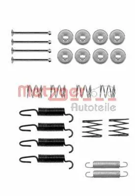 Монтажний к-кт гальмівних колодок TOYOTA LAND CRUISER (HAND BRAKE), RAV 4 -ua METZGER 105-0816 (фото 1)