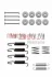 Монтажний к-кт гальмівних колодок TOYOTA LAND CRUISER (HAND BRAKE), RAV 4 -ua METZGER 105-0816 (фото 1)