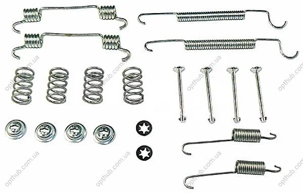Монтажный к-кт тормозных колодок DAEWOO TACUMA METZGER 105-0873 (фото 1)