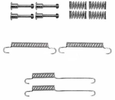 Монтажний к-кт гальмівних колодок CHRY DODGE 00- -ua METZGER 105-0892