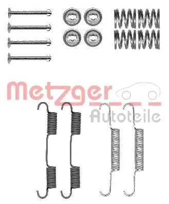 Монтажний к-кт гальмівних колодок NISSAN NAVARA, PATHFINDER -ua METZGER 105-0896 (фото 1)