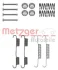 Монтажний к-кт гальмівних колодок NISSAN NAVARA, PATHFINDER -ua METZGER 105-0896 (фото 1)