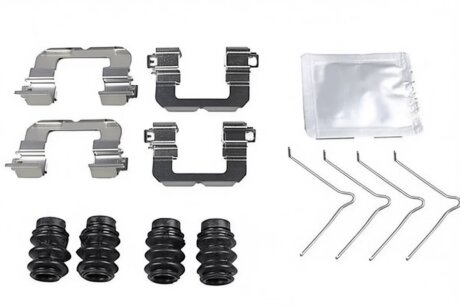 Монтажний к-кт гальмівних колодок METZGER 109-0099
