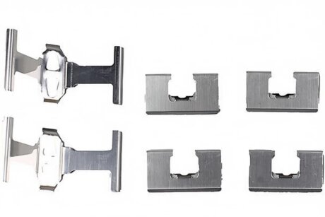 Монтажный к-кт тормозных колодок METZGER 109-1203