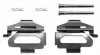Монтажный к-кт тормозных колодок PEUGEOT 605 METZGER 109-1225 (фото 1)