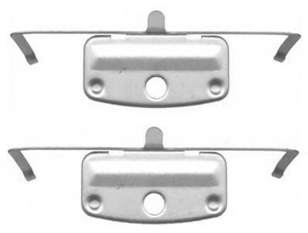 Монтажний к-кт гальмівних колодок BMW 3 (E90); 7 (E65/E66); X1 -ua METZGER 109-1644