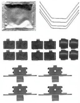 Монтажний к-кт гальмівних колодок MAZDA 6 -ua METZGER 109-1791