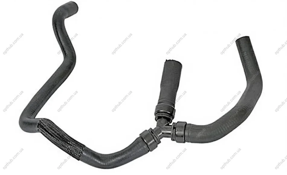 Патрубок системи охолодження гумовий з фітингами FORD -ua METZGER 2420057 (фото 1)