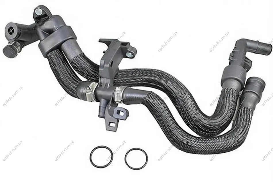 Патрубок охлаждающей жидкости пластиковый CITROEN BERLINGO 1.6 (DV6BTED4) 07/2005- (HEATER HOSE WP MTR) METZGER 2420722 (фото 1)
