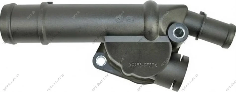 Фланець системи охолодження VOLKSWAGEN CADDY 2004-2011, CADDY MAXI 2008-2011, EOS 2006-2011, GOLF 2009 -ua METZGER 4010038 (фото 1)