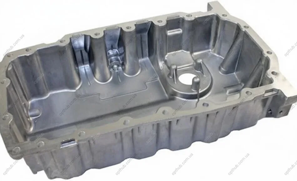 Піддон картера ДВЗ VAG 1.6TD/1.9TDI/2.0TDI JETTA/PASSAT/POLO 09- METZGER 7990001 (фото 1)