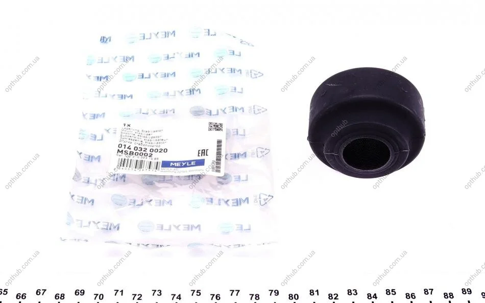 Втулка стабілізатора (переднього) MB E-class (W210) 95-03 (d=26mm) (opt-om) MEYLE 014 032 0020 (фото 1)