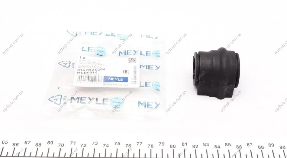 Втулка стабилизатора (переднього) MB C-class (W203) 00-07 (d=22mm) (opt-om) MEYLE 014 032 0206 (фото 1)