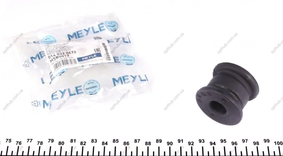 Втулка стабилизатора (заднего)) MB S-class (W140) 91-98 (d=17mm) (opt-om) MEYLE 014 032 0472 (фото 1)