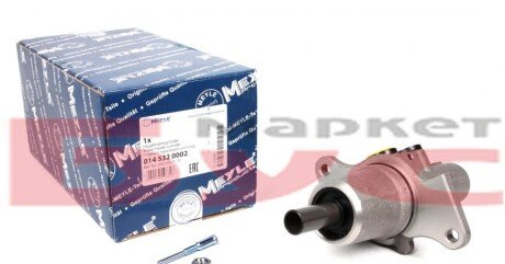 Циліндр гальмівний (головний) MB Sprinter/VW LT 96- (d=23.81mm) алюміній(M12x1) (opt-om) MEYLE 014 532 0002