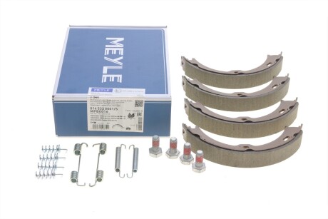 Колодки ручника MB Sprinter/VW Crafter 06- (180x25) (з пружинками) UA63 MEYLE 014 533 0001/S