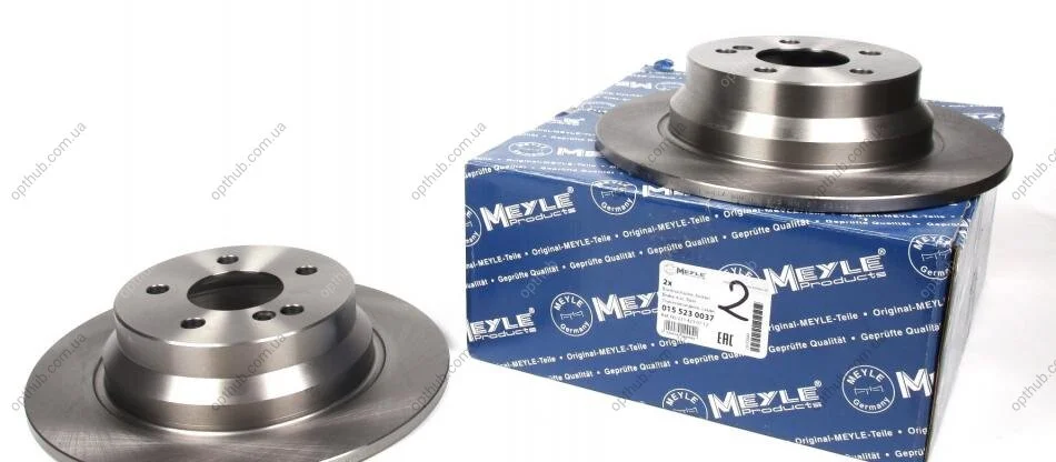 Диск гальмивний (задний) MB E-class (W211/W212/S211/S212) 02- (300x10) UA63 MEYLE 015 523 0037 (фото 1)