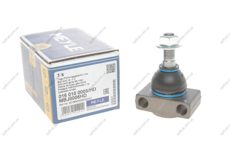 Опора кульова SMART FORTWO, ROADSTER, CITY 98-07 перед. міст (Вир-во) MEYLE 016 010 0005/HD (фото 1)