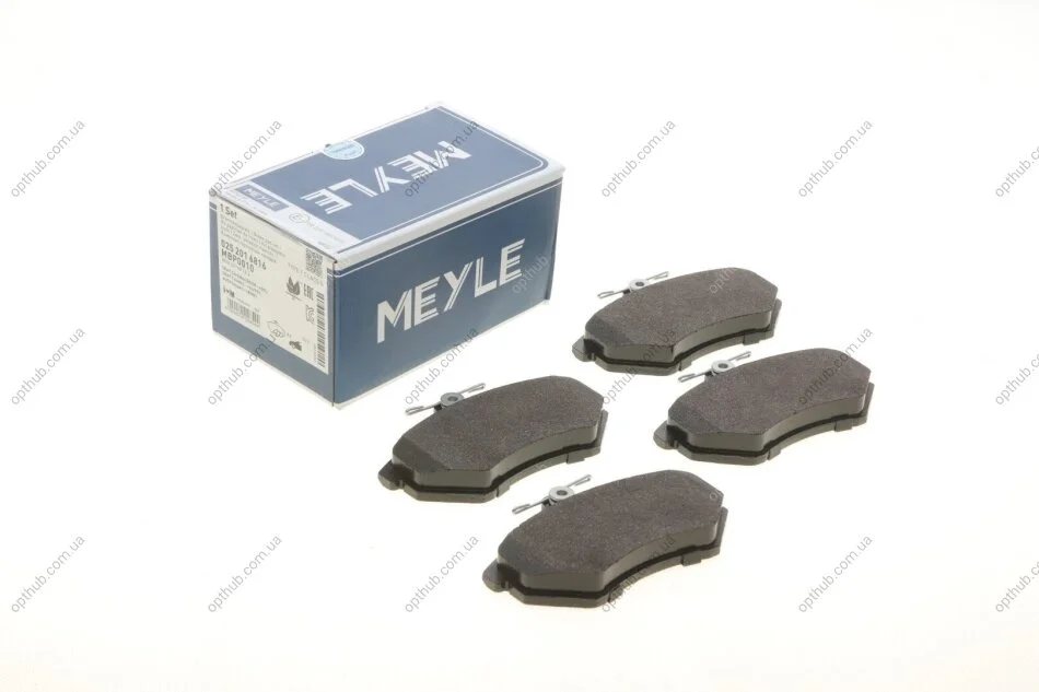 Колодки гальмівні (передні) VW Golf/Passat/Vento 1.4-2.0/1.9TDI -97 UA63 MEYLE 025 201 6816 (фото 1)