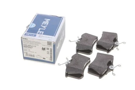 Колодки гальмивни (задни) VW Caddy III 04-/Peugeot 308 07-/Citroen C4 04- (87.1x52.8x17.2) UA63 MEYLE 025 209 6117
