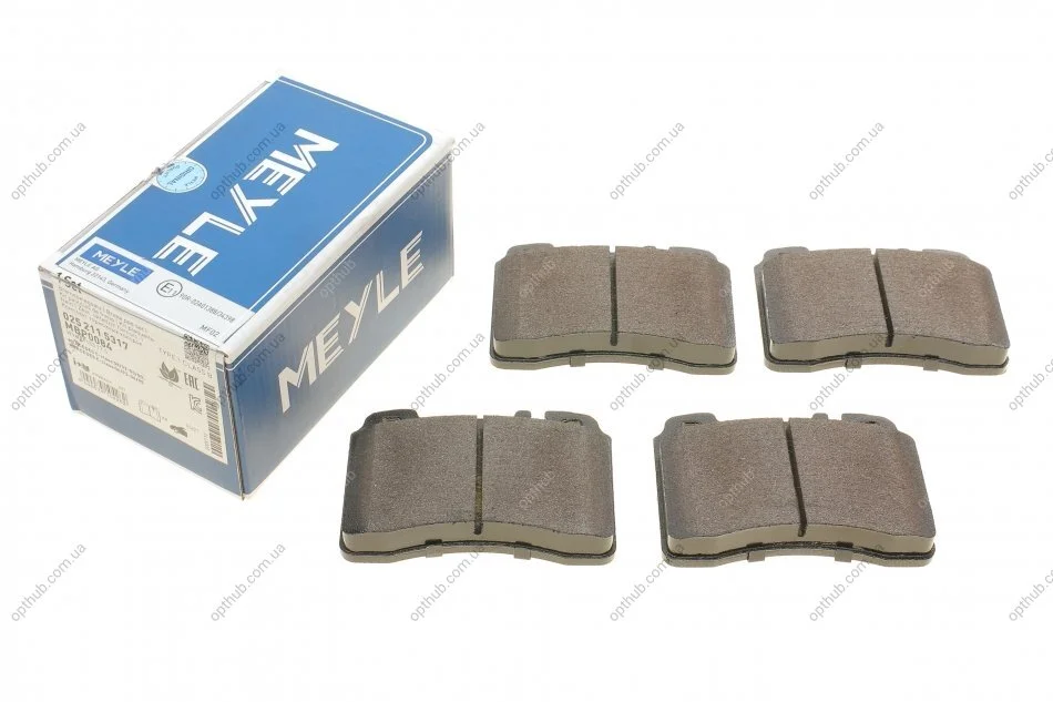 Колодки гальмивни (передни) MB 190 (W201)/C (W202)/E (A124)/(C124) 88-03 UA63 MEYLE 025 211 5317 (фото 1)