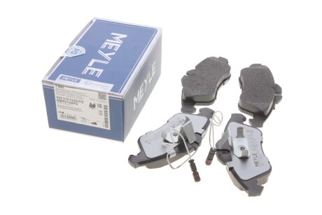 Колодки гальмівні (передні) MB Sprinter 208-316 96- (Ate) Platinum UA63 MEYLE 025 215 7620/PD