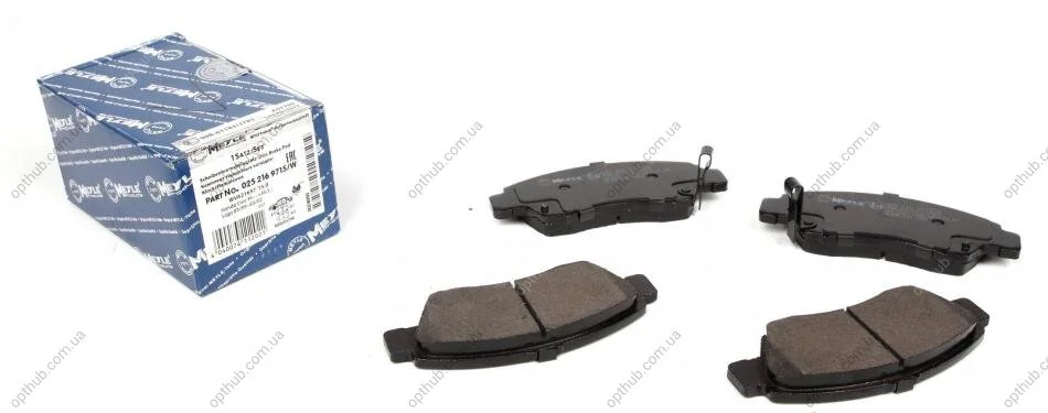 Колодки гальмівні (передні) Honda Civic 91-01 (opt-om) MEYLE 025 216 9715/W (фото 1)