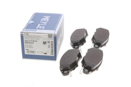 Колодки гальмівні (передні) Renault Kangoo 98- (Bosch) UA63 MEYLE 025 219 8018