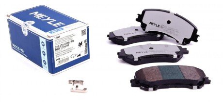 Колодки гальмівні (передні) Nissan Qashqai II/Renault Kadjar 13- (opt-om) MEYLE 025 220 6518/PD