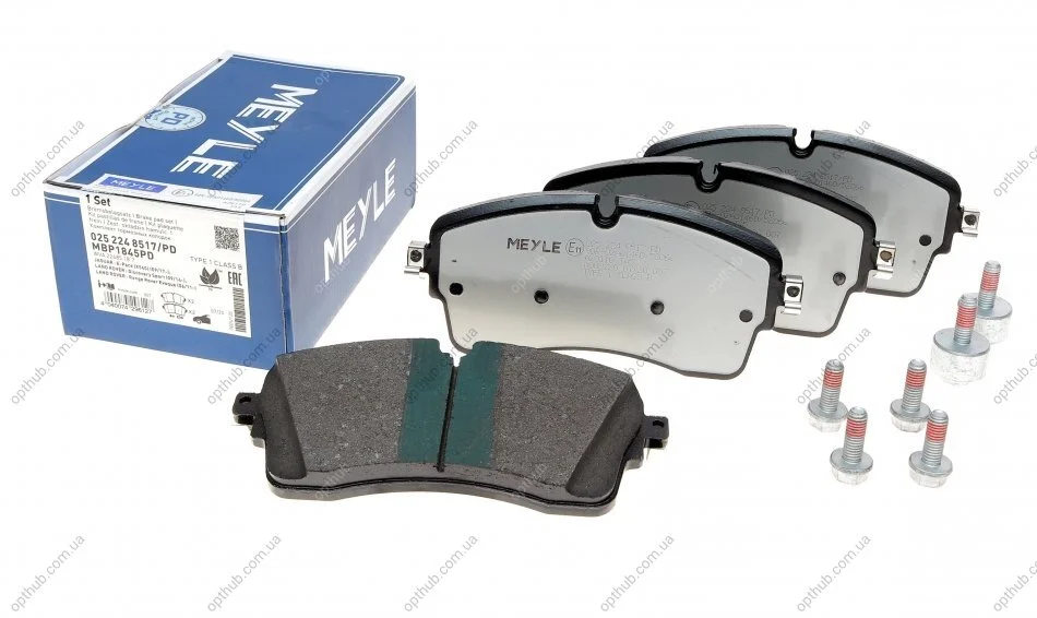 Колодки гальмівні (передні) Land Rover Range Rover 2.0/2.2D 11- UA63 MEYLE 025 224 8517/PD (фото 1)