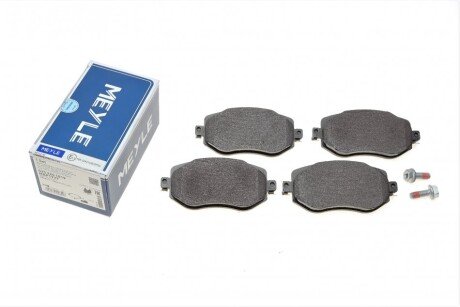 Колодки гальмівні (передні) Renault Megane IV 15- (opt-om) MEYLE 025 226 1019