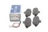 Колодки гальмівні (передні) Fiat Scudo/Peugeot Expert 96- (з датчиком) UA63 MEYLE 025 230 4218/W (фото 1)