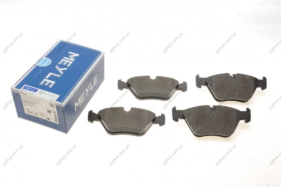 Колодки гальмівні (передні) BMW 3 (E46) 98-07/ X3 (E83)03-11 (Ate) UA63 MEYLE 025 231 8320 (фото 1)